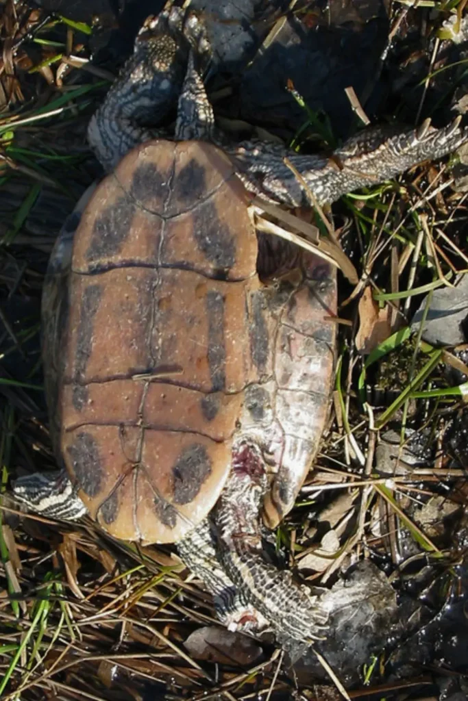 Una tortuga muerta